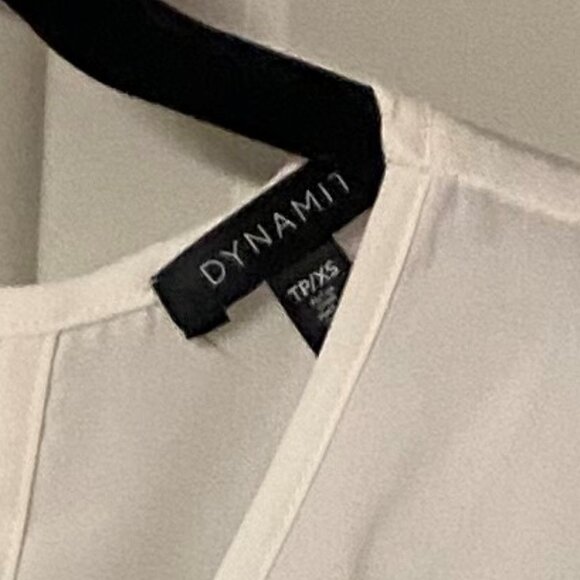 Dynamite XS White with Black Lace Top - Picture 5 of 5